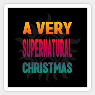 A VERY SUPERNATURAL CHRISTMAS Sticker